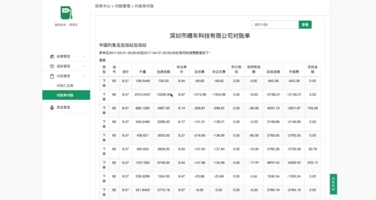 财务结算系统 产品图 2